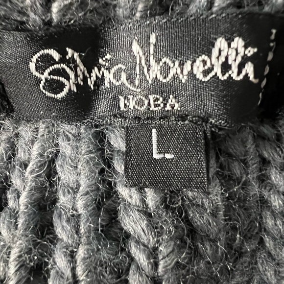 Silvia Novelli NOBA gray sweater, made in Italy - Picture 7 of 9